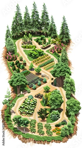 Permaculture Garden A SelfSufficient and Sustainable Organic Design photo