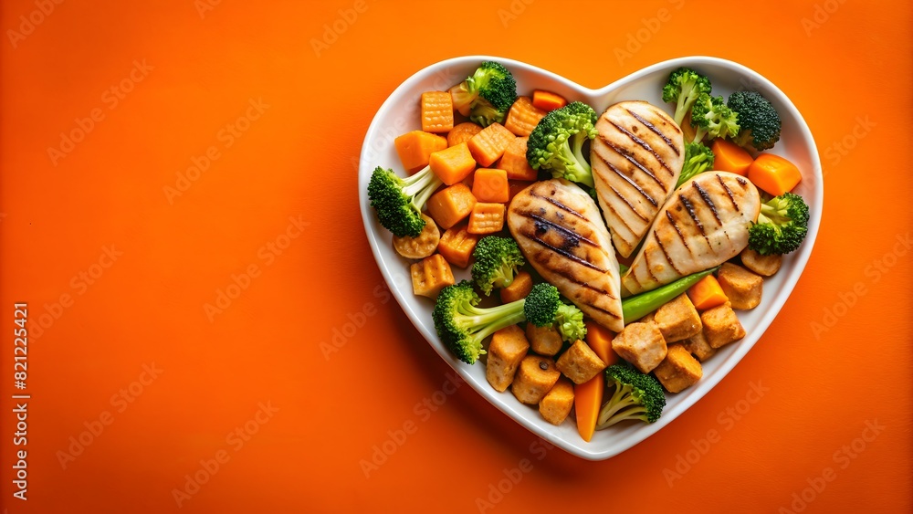 Paleo Diet Concept - Grilled Chicken and Sweet Potatoes on a Plate - Healthy Eating Stock Image Paleo Diet Concept - Grilled Chicken and Sweet Potatoes on a Plate - Healthy Eating Stock Image