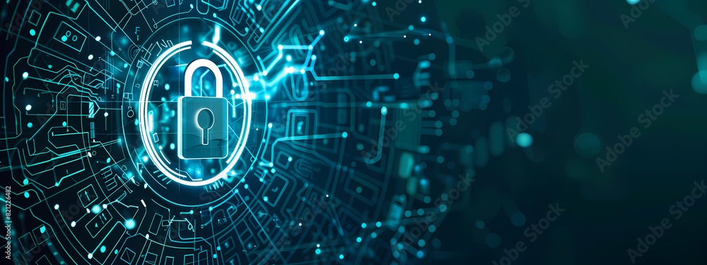 Futuristic Cybersecurity Concept Art Futuristic Cybersecurity Concept Art