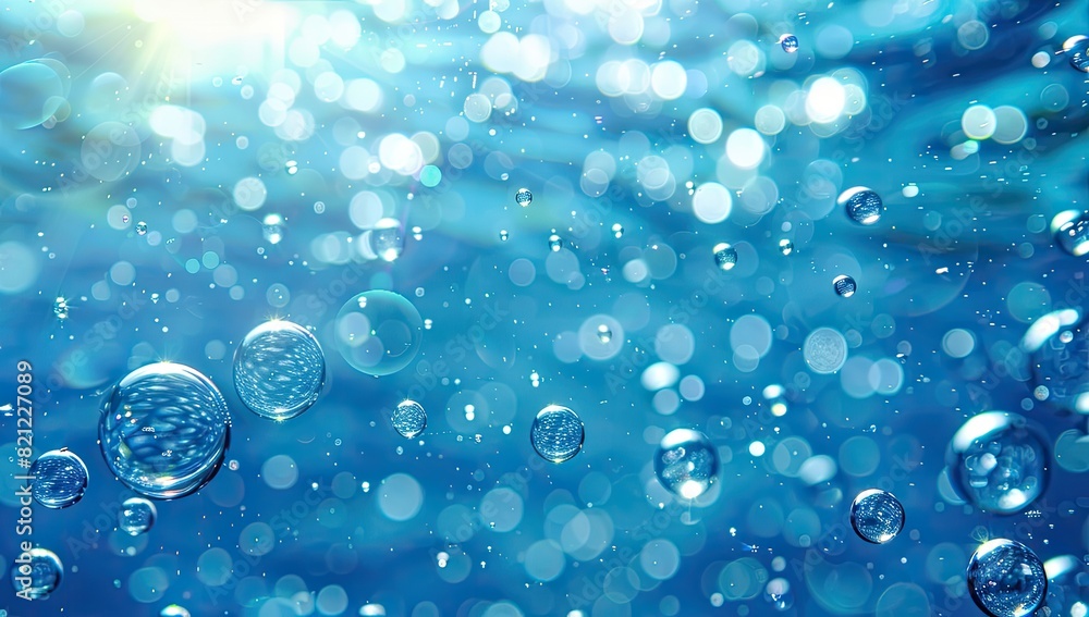 Effervescent Bubbles in Clear Water Effervescent Bubbles in Clear Water
