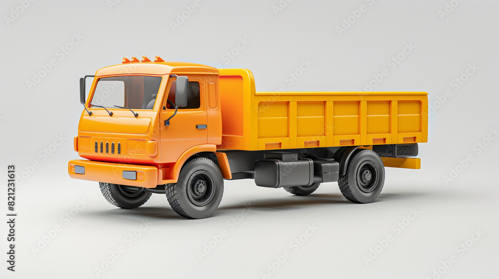 Isometric 3D icon of Toy Story truck, animation, entertainment, design Isometric 3D icon of Toy Story truck, animation, entertainment, design