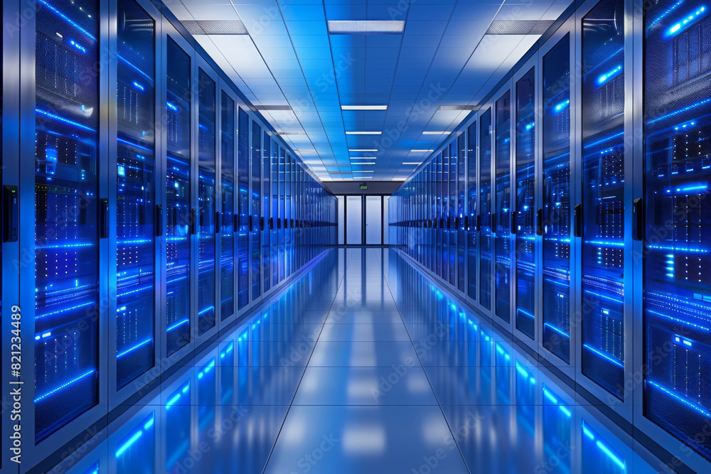 Futuristic Data Center Server Room
Futuristic Data Center Server Room