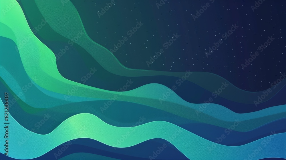 Delicate Silhouettes on Colorful Gradient Background Delicate Silhouettes on Colorful Gradient Background