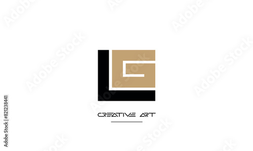 GL, LG, G, L abstract letters logo monogram photo