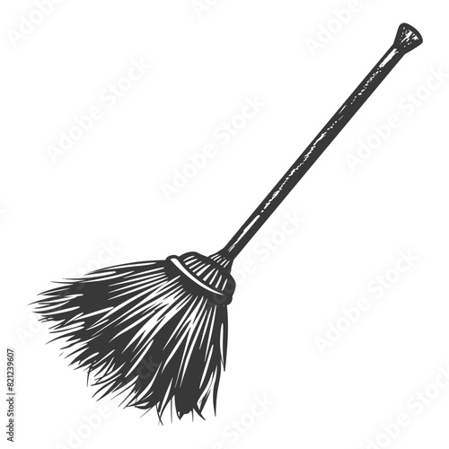 Silhouette broom cleaning tool black color only