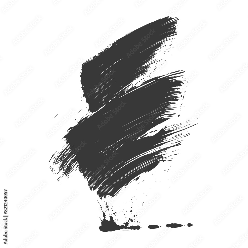 art brush paint stroke background ink black black color only art brush paint stroke background ink black black color only
