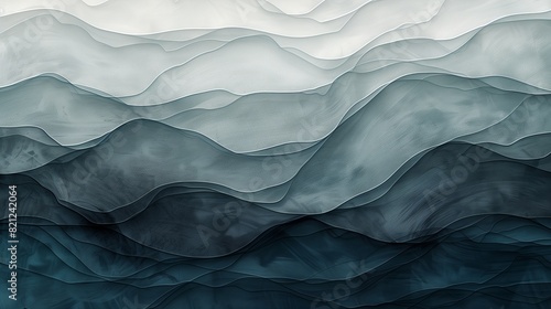 Wallpaper Mural a sophisticated analog touch material textured with an elegant wave pattern made from brush strokes. Torontodigital.ca