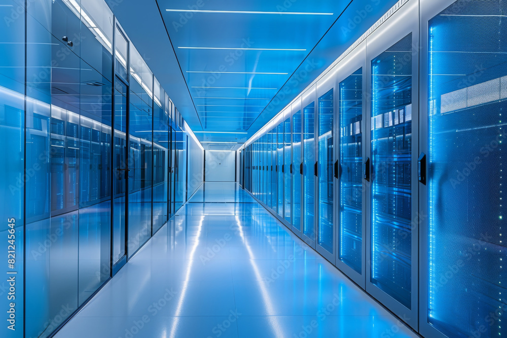 Futuristic Data Center Server Room
Futuristic Data Center Server Room