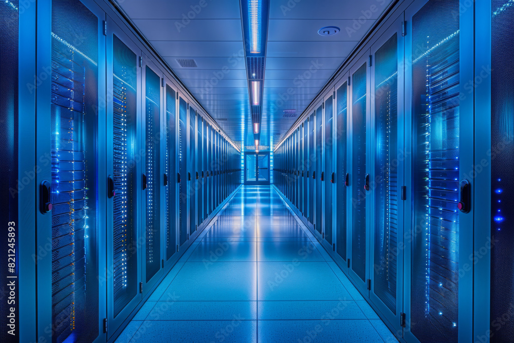 Futuristic Data Center Server Room
Futuristic Data Center Server Room
