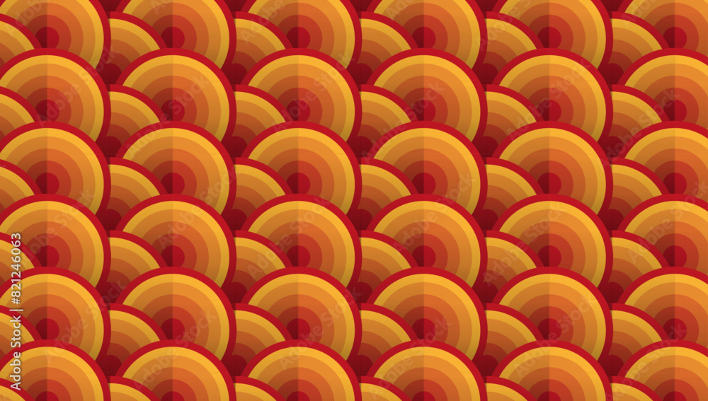 Vector e ilustración de fondo abstracto con círculos.