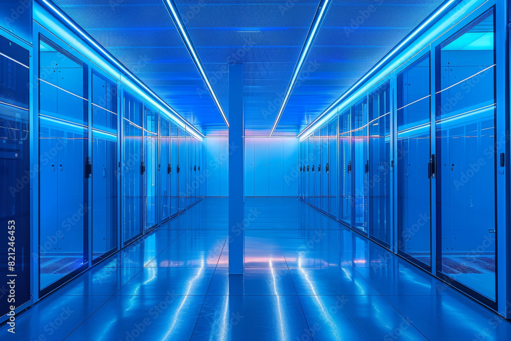 Futuristic Data Center Server Room
Futuristic Data Center Server Room