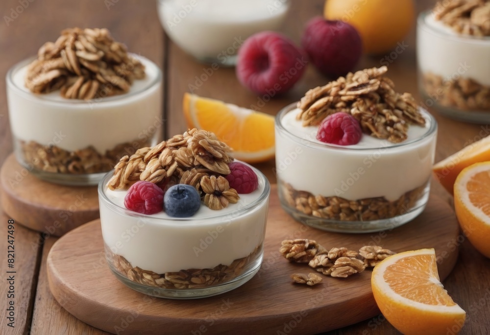 Healthy Granola Yogurt Bars with Fresh Berries Healthy Granola Yogurt Bars with Fresh Berries