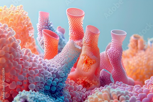 Abstract Coral Formation