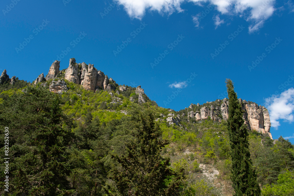 gorges de la Jonte, Occitanie, Lozère, 48, Parc naturel régional des Grands Causses, France gorges de la Jonte, Occitanie, Lozère, 48, Parc naturel régional des Grands Causses, France