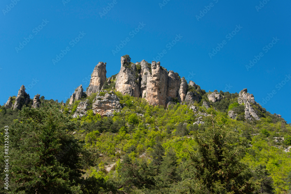 gorges de la Jonte, Occitanie, Lozère, 48, Parc naturel régional des Grands Causses, France