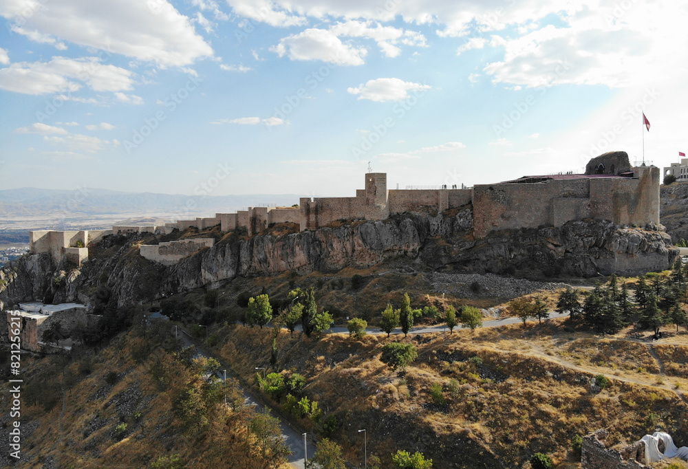 Fototapeta premium Harput Castle in Elazig, Turkey