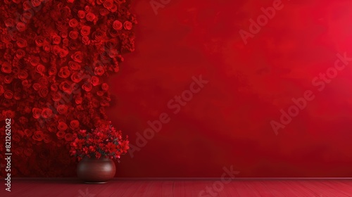 Crimson charm. Enthralling wedding stage design to captivate all