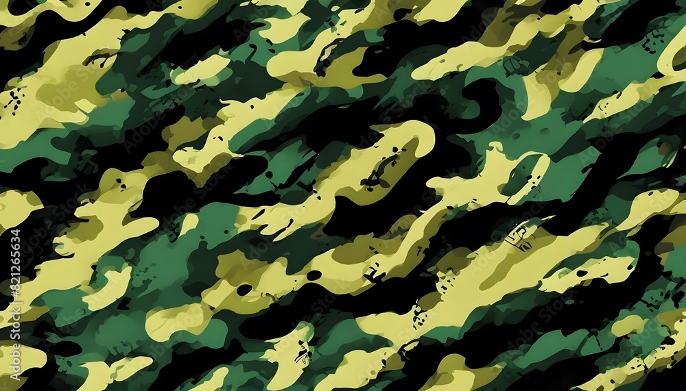 Fototapeta premium camouflage vector texture, army background, design for printing clothing, fabric, paper