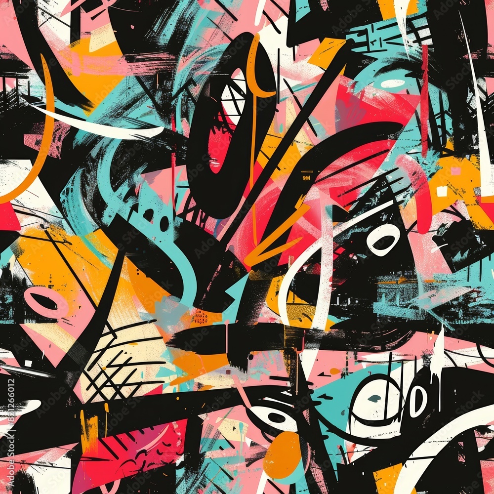  Abstract Pattern that channels the energy of urban exploration
