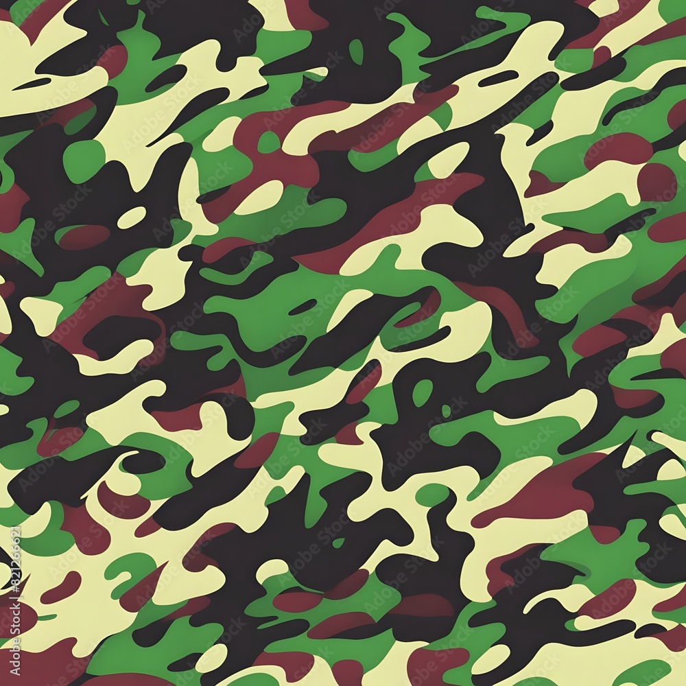 Naklejka premium camouflage background fabric texture military pattern army print, forest design