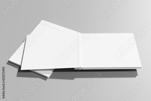 landscape orientation book  mockup