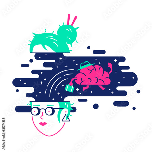 Brain going to work
