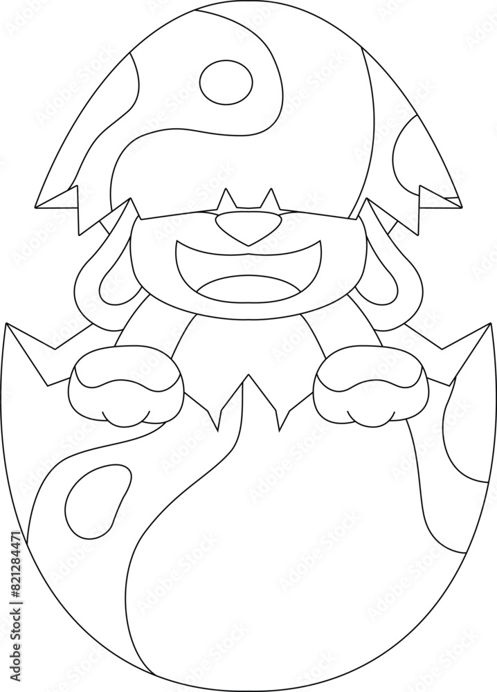 Obraz premium Rabbit Easter Easter egg Hide Animal Vector Graphic Art Illustration