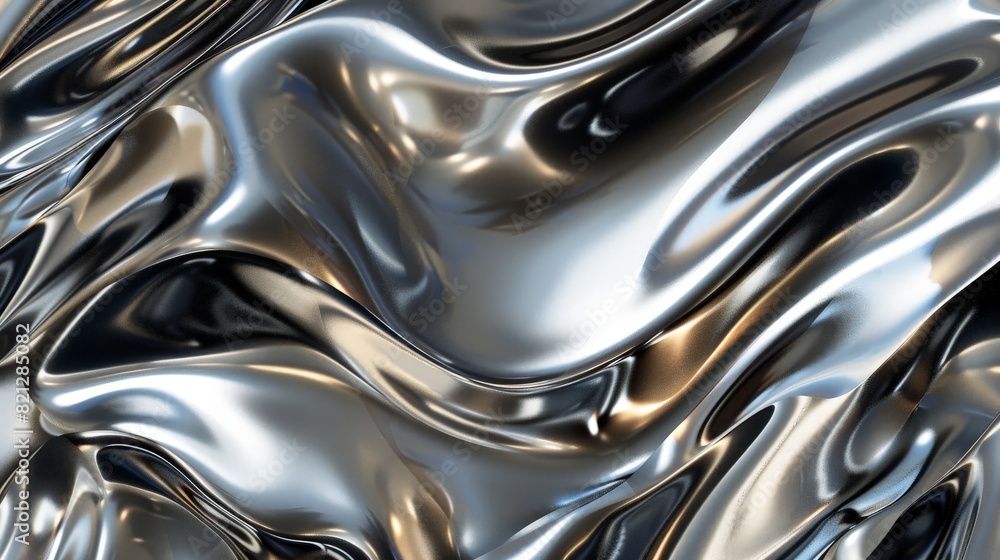 Abstract background with liquid metal texture. Contemporary metallic silver dynamic backdrop Abstract background with liquid metal texture. Contemporary metallic silver dynamic backdrop