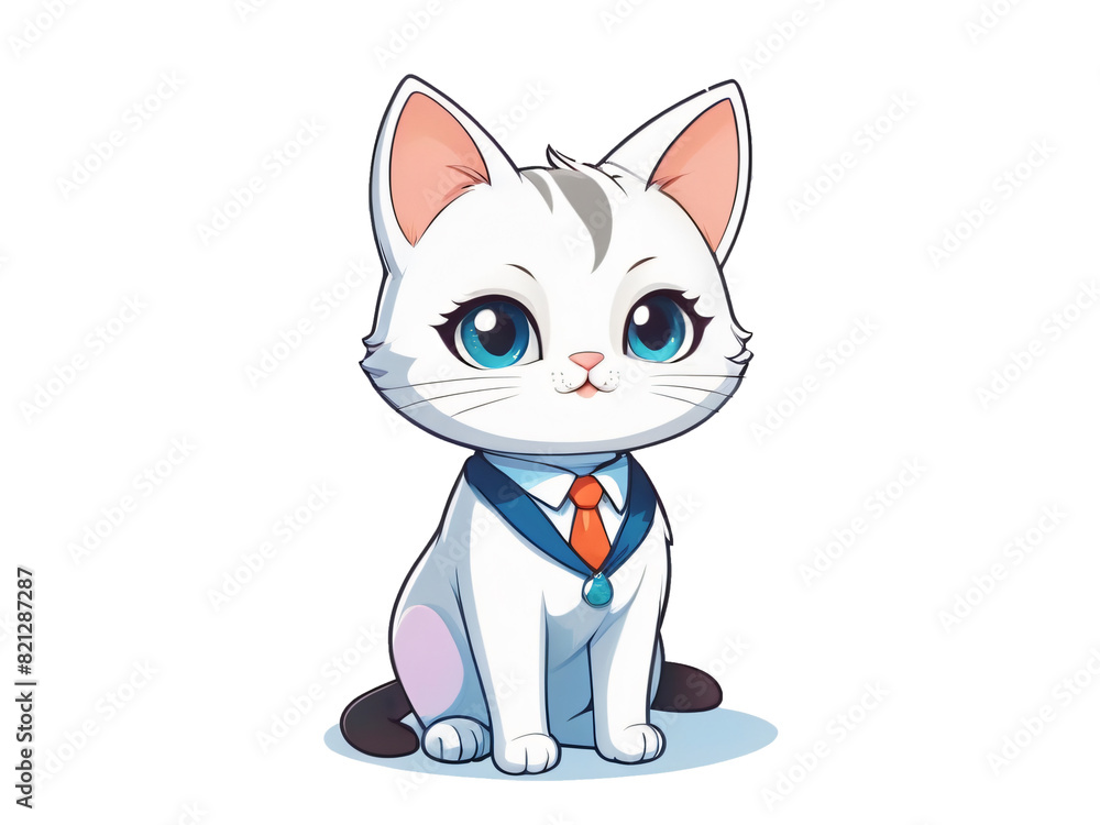 png stickers no background cute kawaii office cat