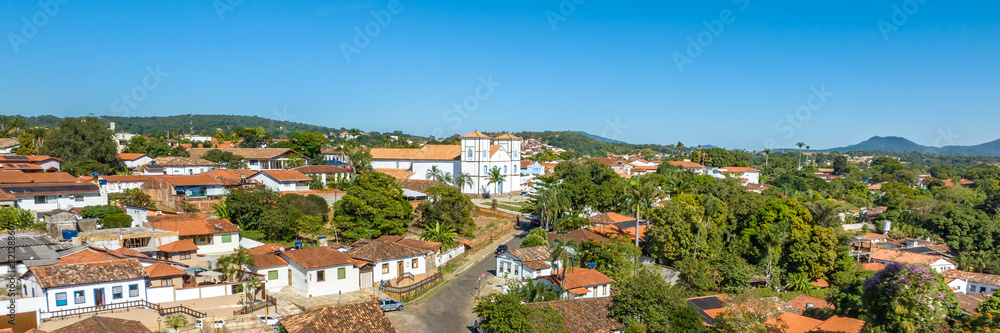Pirenopolis in Goias, Brazil. Aerial view.