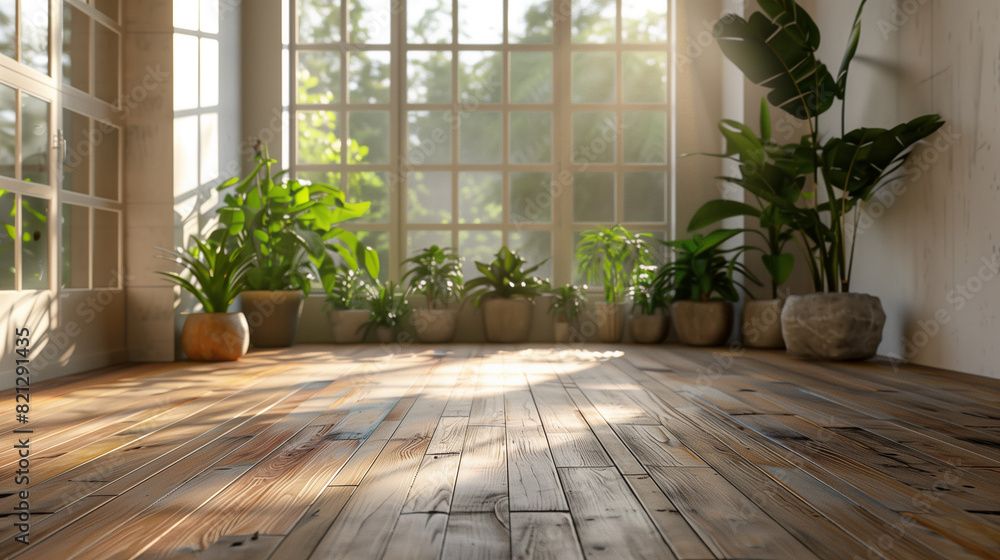 Fototapeta premium Room Filled With Abundant Plants