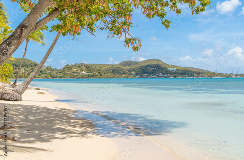 Plage des boucaniers à la Pointe Marin à Sainte Anne, Martinique, Antilles Françaises.  © ODIN Daniel