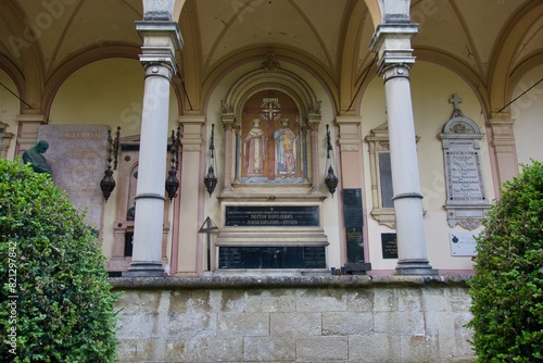 Mirogoj cement ary in Zagreb, Croatia