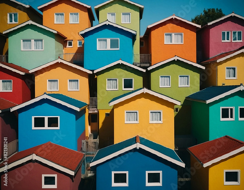 Nostalgic Color Houses