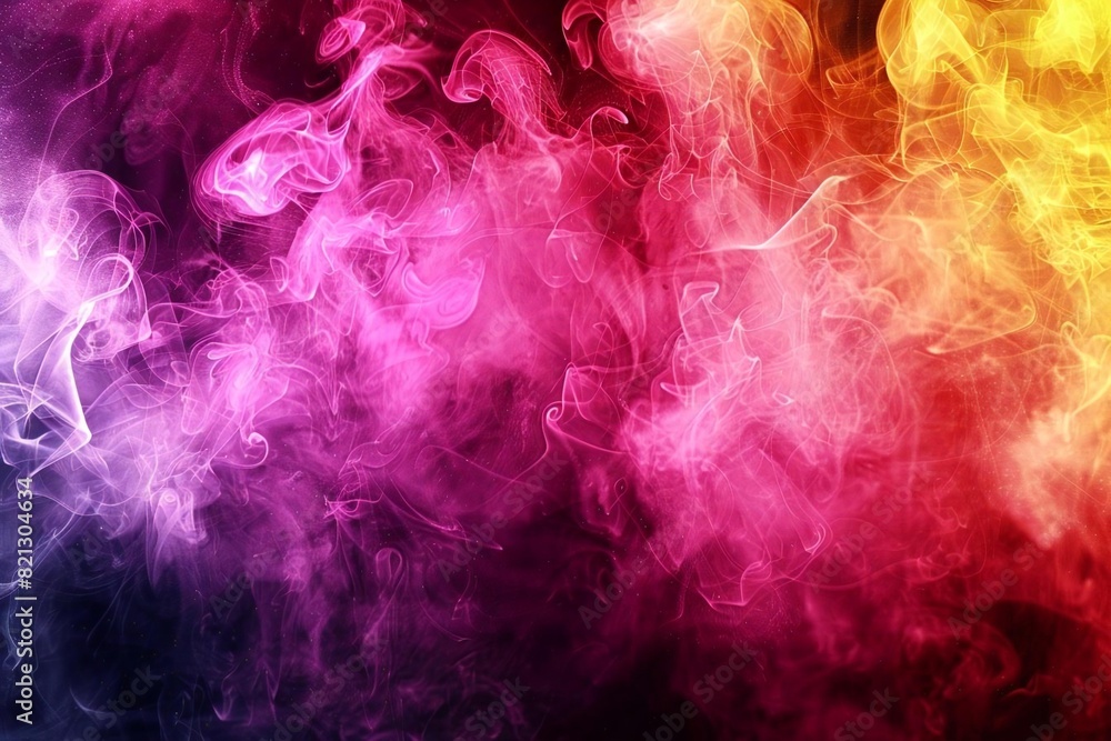 Fototapeta premium Creative Designs Background with Vibrant Neon Smoke Texture