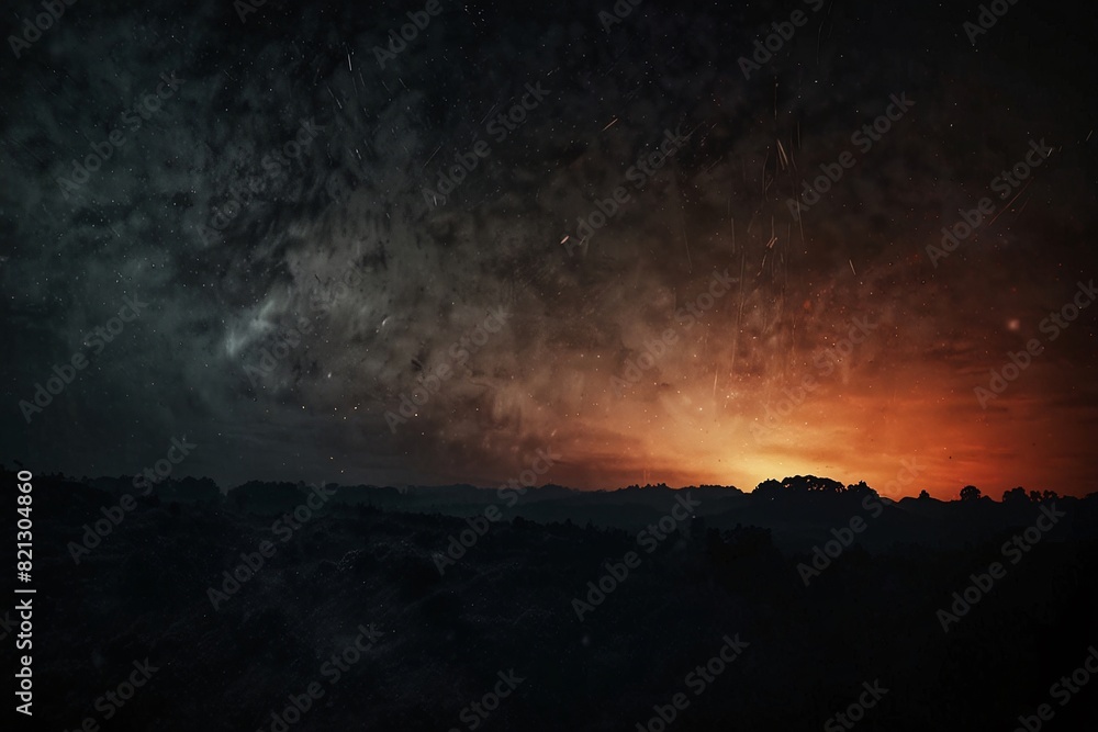 Fototapeta premium Pastel Peach and Neon: Abstract Grungy Glow background