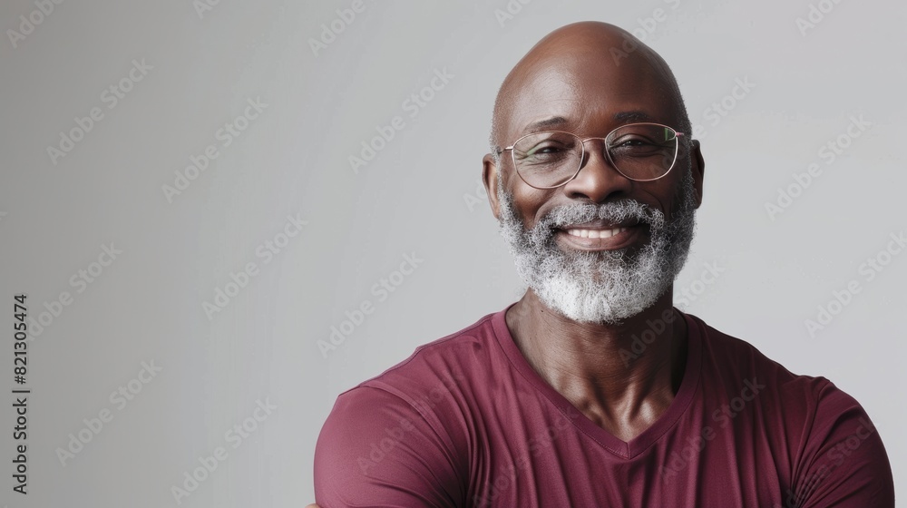 A man with a white beard and glasses exudes wisdom and intellect A man with a white beard and glasses exudes wisdom and intellect