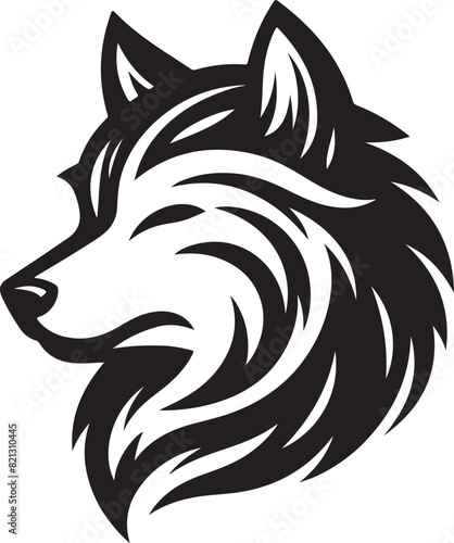 wolf vector illustration photo