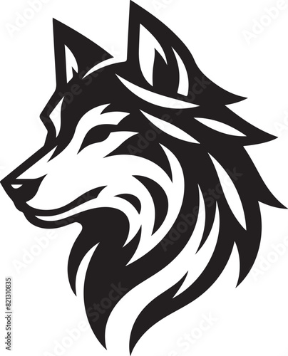 wolf vector illustration photo