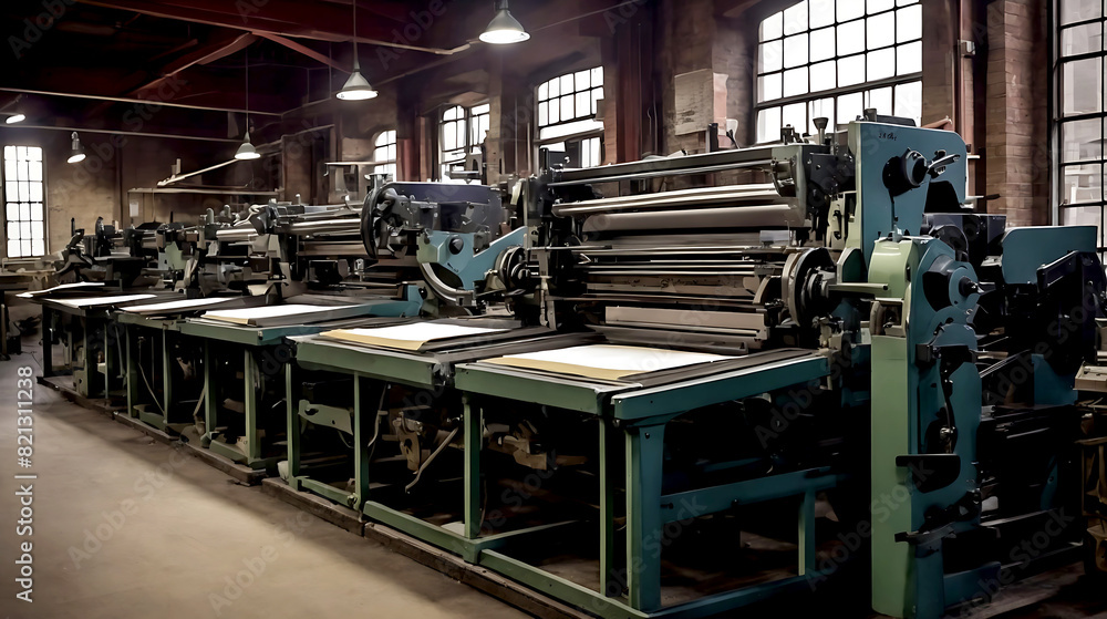 Polygraphy and printing presses.