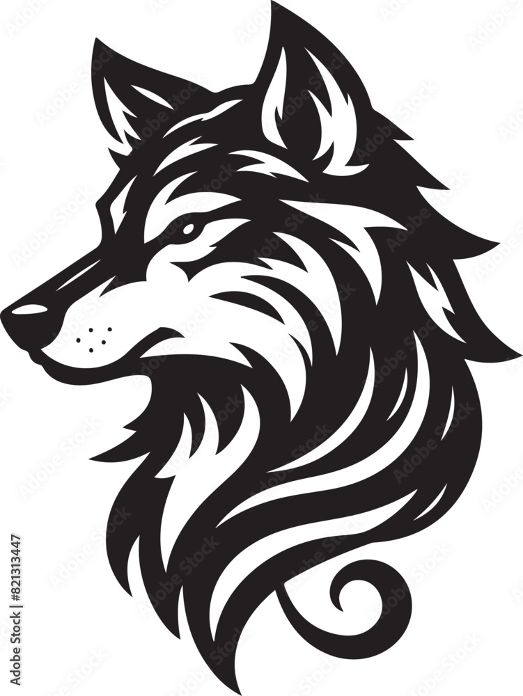 Fototapeta premium wolf vector illustration