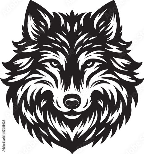 wolf vector illustration photo