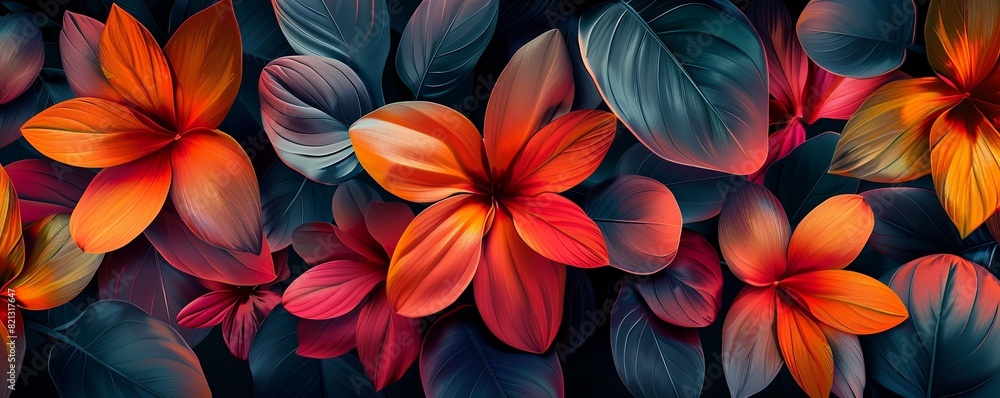 abstract floral patterns with detailed petals, vibrant and sharp abstract floral patterns with detailed petals, vibrant and sharp