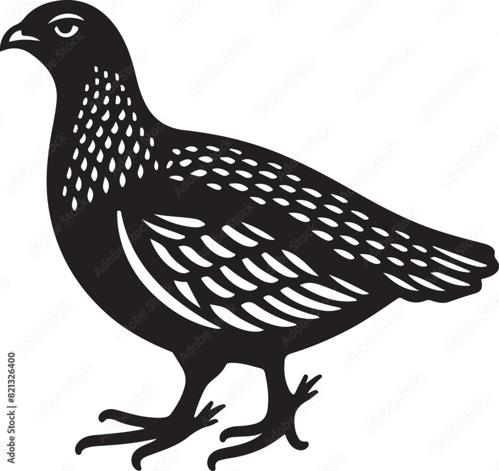 Obraz premium grouse Vector Illustration