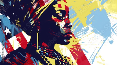 right, celebration, june, africa, african, american, freedom, peace, united, us, racism, banner, black, slave, template, design, holiday, vector, culture, day, emancipation, african american, america,