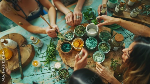Skincare Workshop with DIY Face Masks and Natural Ingredients Focused on Hands and Organic Materials