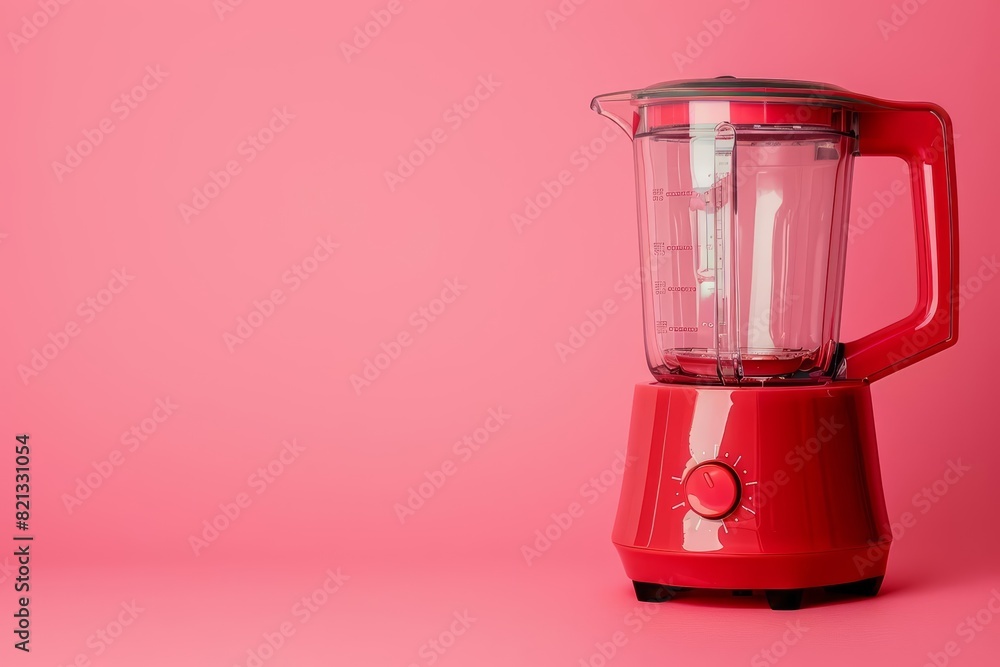 A single blender on a solid color backdrop with copy space A single blender on a solid color backdrop with copy space