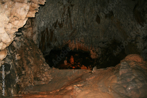 A view of a cave in Slovenia