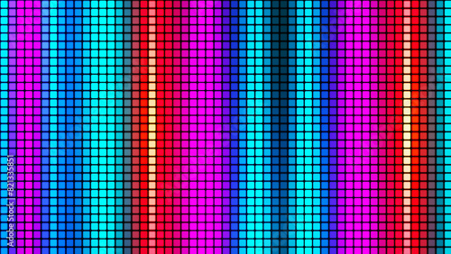 Wallpaper Mural Abstract background from multi-colored squares. Abstract gradient background. Pixel background for web design. Small squares of computer mosaic. 3D rendering. Torontodigital.ca