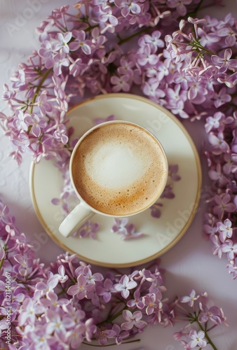 Cup of Coffee on Saucer